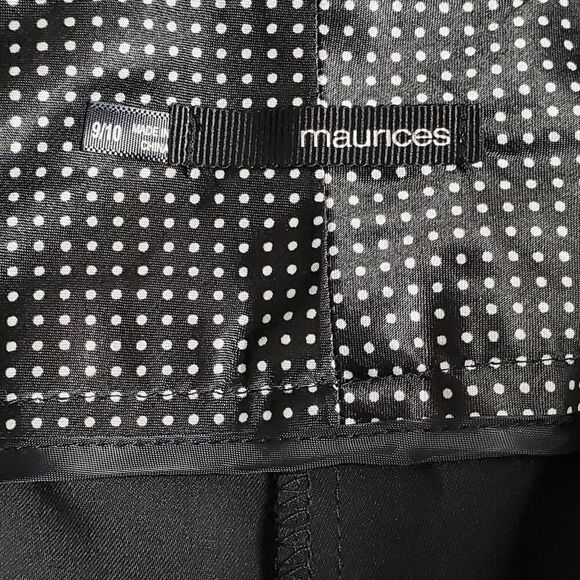 Maurices Size 9/10 I Am Polished Black Capri Dress Pants - Picture 5 of 9